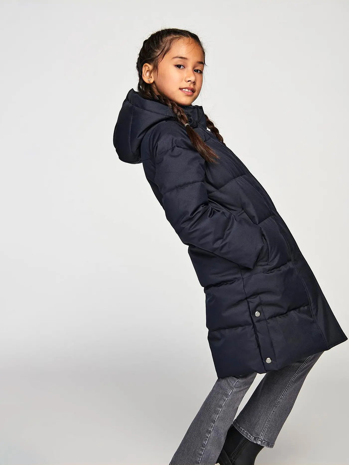 ONLY | Mädchen Steppmantel KOGIRENE | dunkelblau